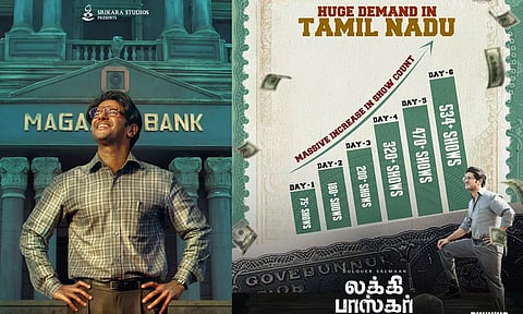 100 கோடியை நெருங்கும் லக்கி பாஸ்கர் வசூல் - தமிழகத்தில் ஷோக்களின் எண்ணிக்கை அதிகரிப்பு