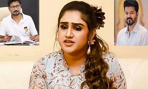 விஜயும் - உதயநிதியும் அரசியல் எதிரிதான்: நடிகை வனிதா