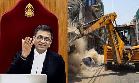 நாகரிக சமூகத்தில் புல்டோசர் நடவடிக்கையை ஏற்க முடியாது - தலைமை நீதிபதியாக சந்திரசூட் கடைசி தீர்ப்பு