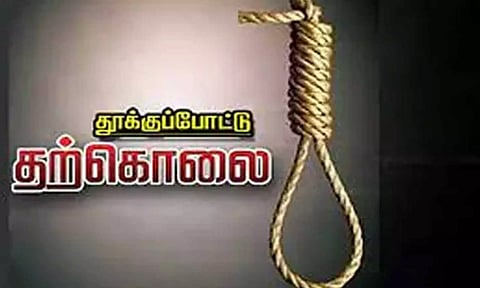 குடிபோதையில் தகராறு: மனைவி தூக்கில் தொங்கியதை பார்த்து கணவரும் தற்கொலை