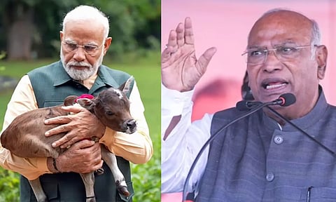 'பேசுறது தேசபக்தி செய்யுறது பிரிவினைவாதம்.. எம்எல்ஏக்களை ஆடு மாதிரி விலைபேசும் மோடி' - கார்கே தாக்கு