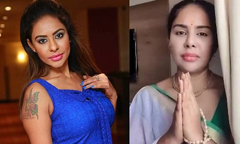 கைதாகலாம் என்று அச்சம்- மன்னிப்பு கேட்டு வீடியோ வெளியிட்ட ஸ்ரீரெட்டி