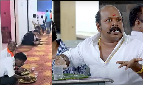 குழம்புல மட்டன் பீஸ் எங்கடா?.. பா.ஜ.க. எம்.பி. கொடுத்த அசைவ விருந்தில் அடித்துக்கொண்ட மக்கள்