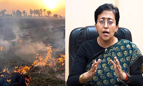 விவசாயக் கழிவுகள் எரிப்பு: 80% குறைத்த பஞ்சாப்- மற்ற மாநிலங்கள் மீது நடவடிக்கை எடுக்காதது ஏன்? மத்திய அரசு மீது அதிஷி சாடல்