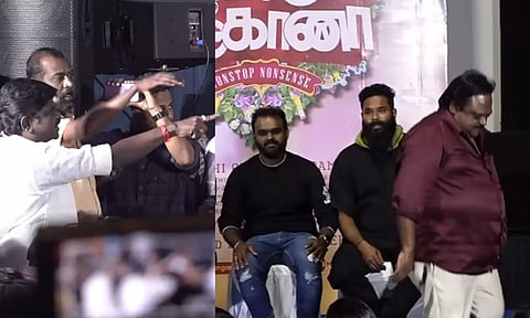 உரிமைக்குரல் எழுப்பிய பத்திரிகையாளர்கள்.. தெறித்து ஓடிய ஜாலியோ ஜிம்கானா இயக்குநர்