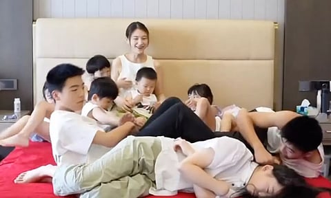 9 குழந்தைகளை பெற்ற சீன பெண்ணின் விபரீத ஆசை