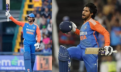 டி20 கிரிக்கெட்டில் தொடர்ந்து 3 சதங்கள் அடித்த முதல் வீரர் என்ற சாதனையை திலக் வர்மா படைத்தார்