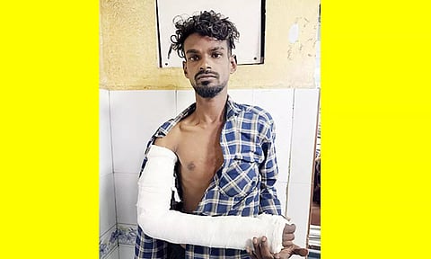 மதுரையில் காதலிக்க மறுத்த பெண்ணை சரமாரியாக தாக்கிய வாலிபர்: நண்பருடன் கைது