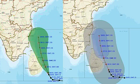 வங்கக் கடலில் உருவாகிறது ஃபெங்கல் புயல்