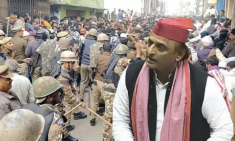 சம்பல் மசூதி கலவரம் உ.பி. அரசின் 'திட்டமிட்ட சதி'.. சகோதரத்துவத்தை பாஜக அழிக்கும் - அகிலேஷ்