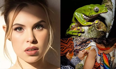 தோலை சுட்டு தீக்காயம் இடும் வினோத சடங்கு.. தவளை விஷத்தால் துடிதுடித்து இறந்த இளம் நடிகை