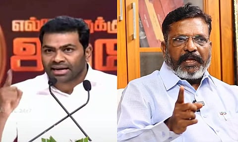 தி.மு.க. கூட்டணியில் குழப்பம் ஏற்படுத்தும் வகையில் கருத்து: ஆதவ் அர்ஜூனாவிடம் விளக்கம் கேட்போம்- திருமாவளவன்