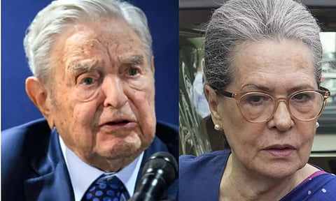 சோரோஸ் நிதி அமைப்புகளுடன் சோனியாவுக்கு தொடர்பு - குற்றம் சுமத்திய பாஜக - கொந்தளித்த காங்கிரஸ்