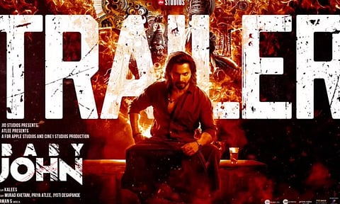 வருண் தவான் - கீர்த்தி சுரேஷ் நடித்த பேபி ஜான் படத்தின் டிரெய்லர் வெளியானது