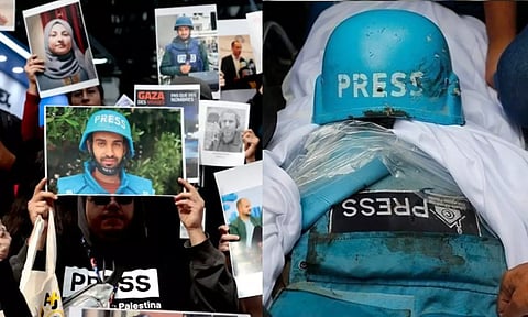 2024 இல் 104 பத்திரிகையாளர்கள் கொலை.. காசாவில் பாதி பேர் - இந்தியாவில் 3 பேர்