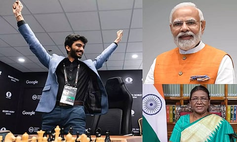 உலக செஸ் சாம்பியன் பட்டம் வென்றார் தமிழக வீரர் குகேஷ் - ஜனாதிபதி, பிரதமர் மோடி வாழ்த்து