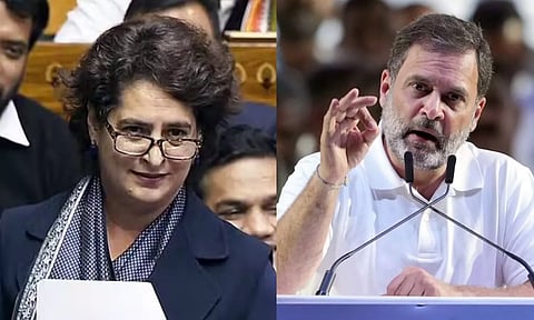 மணிப்பூர் கூக்குரலிடும்போது மோடி நெற்றி கூட சுருங்கவில்லை - பிரியங்காவின் கன்னிப் பேச்சை மெச்சிய ராகுல்