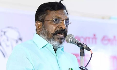 அதிபர் ஆட்சி முறையை கொண்டு வரவே `ஒரே நாடு ஒரே தேர்தல்' மசோதாவை பா.ஜ.க.கொண்டு வந்துள்ளது- திருமாவளவன்
