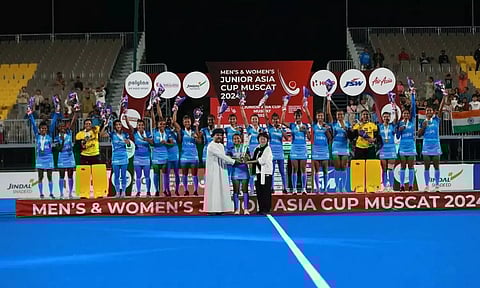 ஜூனியர் ஆசிய கோப்பை: சாம்பியன் பட்டம் வென்ற இந்திய வீராங்கனைகளுக்கு தலா 2 லட்சம் பரிசு