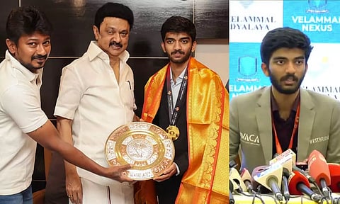 தமிழக முதல்வரும் துணை முதல்வரும் எல்லா சூழலிலும் எனக்கு உதவியாக இருந்தனர்- குகேஷ்