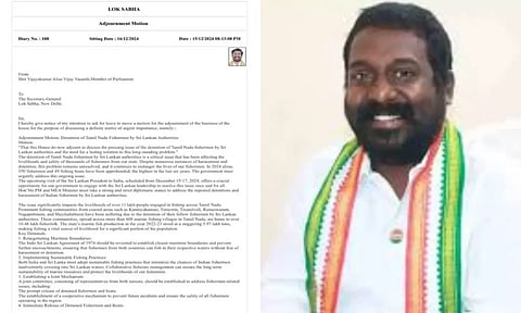 தமிழக மீனவர்கள் மீது தாக்குதல்: இலங்கை அதிபருடன் பேச்சுவார்த்தை நடத்த விஜய்வசந்த் எம்.பி. கோரிக்கை