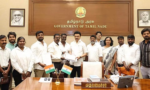 'சென்னை பத்திரிகையாளர் மன்றத்தின்' புதிய நிர்வாகிகளுக்கு முதல்வர் மு.க.ஸ்டாலின் வாழ்த்து