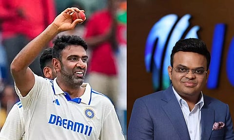 சர்வதேச கிரிக்கெட்டில் இருந்து அஸ்வின் ஓய்வு - ஐசிசி தலைவர் ஜெய் ஷா வாழ்த்து