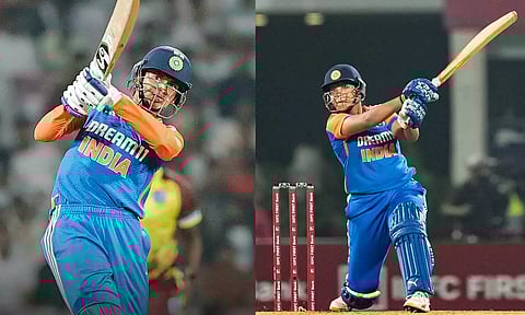 கடைசி டி20 போட்டி: வெஸ்ட் இண்டீஸ் மகளிர் அணிக்கு 218 ரன்கள் இலக்கு நிர்ணயித்த இந்திய மகளிர் அணி