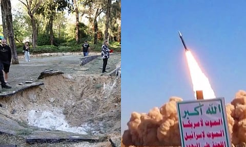 ஏமன் தலைநகரை தாக்கிய அமெரிக்கா.. இஸ்ரேல் மீது ஏவுகணை வீசி ஹவுதிக்கள் பதிலடி