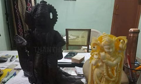 திருவண்ணாமலையில் ரூ.25 கோடி மதிப்பு நவபாஷாண முருகன் சிலை பறிமுதல்