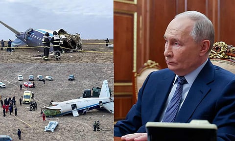 விமான விபத்து: அஜர்பைஜான் அதிபரிடம் மன்னிப்பு கேட்ட புதின்