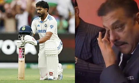 நிதிஷ் ரெட்டி சதத்தால் கண்ணீர் சிந்திய ரவி சாஸ்திரி.. வைரல் வீடியோ