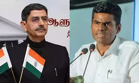 தமிழக ஆளுநருடன் பாஜக மாநில தலைவர் அண்ணாமலை சந்திப்பு