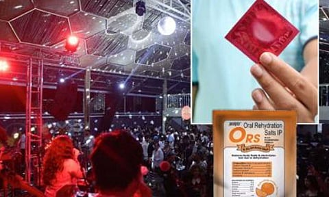 புத்தாண்டு கொண்டாட்ட அழைப்பிதழுடன் ஆணுறையை சேர்த்து அனுப்பிய பப் நிர்வாகம்