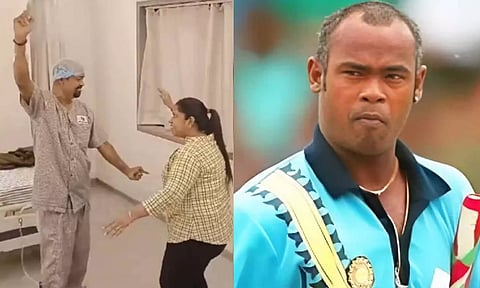 மருத்துவமனையில் 'சக்குதே இந்தியா' பாடலுக்கு நடனமாடிய வினோத் காம்ப்ளி- வைரல் வீடியோ