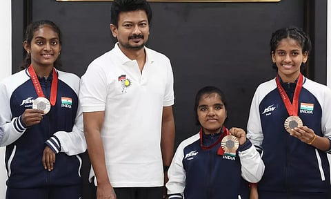 நாட்டின் உயரிய விருதுகள் பெறும் தமிழக வீரர்களுக்கு மனமார்ந்த வாழ்த்துகள்- உதயநிதி ஸ்டாலின்