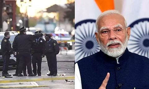 அமெரிக்காவில் பயங்கரவாத தாக்குதல்: 15 பேர் உயிரிழப்பு- பிரதமர் மோடி கண்டனம்