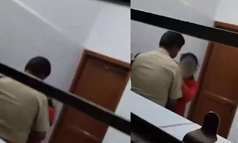 புகார் கொடுக்க வந்த பெண்.. கழிவறைக்கு அழைத்துச் சென்று அசிங்கம் செய்த DSP - தீயாக பரவும் வீடியோ