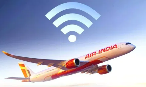 இந்தியாவில் முதன்முறையாக.. விமானங்களில் WIFI இணைய சேவையை அறிமுகம் செய்த ஏர் இந்தியா