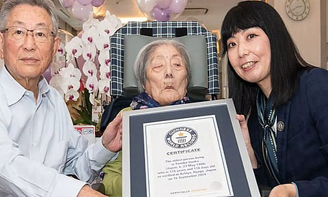 உலகின் மிக வயதான ஜப்பானிய மூதாட்டி உயிரிழப்பு