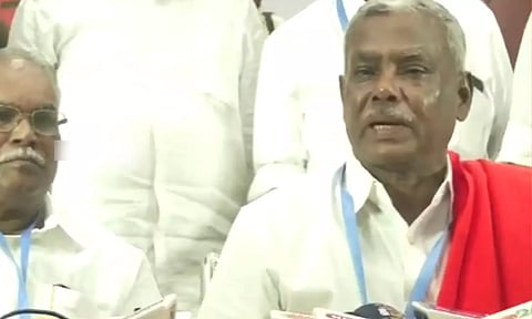 திமுகவுடன் தொடர்ந்து பயணிப்போம்- சிபிஎம் புதிய மாநில செயலாளர் சண்முகம்