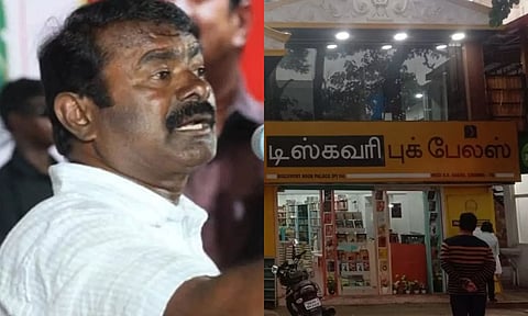 இலக்கிய மேடையில் சீமானின் செயல்..- டிஸ்கவரி புக் பேலஸ் மற்றும் பதிப்பகம் விளக்கம்