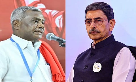 ஆர்.என்.ரவி ஆளுநர் பதவியிலிருந்து வெளியேற வேண்டும் - சிபிஐ(எம்) மாநிலச் செயலாளர் சண்முகம்
