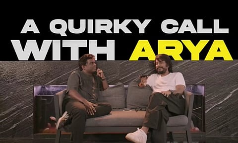 ஆர்யாவிற்கு ப்ராங்க் கால் செய்த நேசிப்பாயா படக்குழு