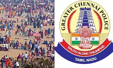 காணும் பொங்கல் கொண்டாட்டம்- சென்னை முழுவதும் சிறப்பு பாதுகாப்பு பணியில் 16,000 போலீசார்