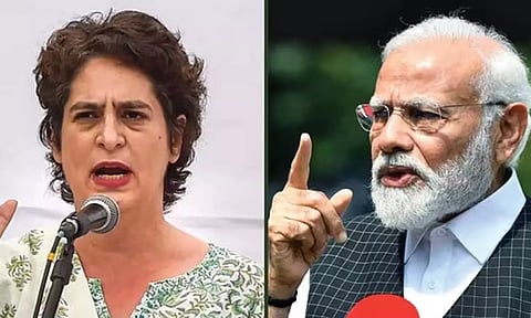 ரூபாய் மதிப்பு சரிவு: பிரதமர் மோடி பதிலளிக்க வேண்டும் என பிரியங்கா கோரிக்கை