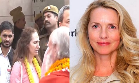 மகா கும்பமேளா: காசி விஸ்வநாதர் கோவிலில் சாமி தரிசனம் செய்த ஸ்டீவ் ஜாப்ஸ் மனைவி லாரென்!