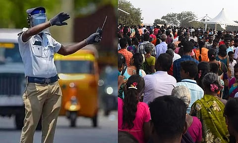 காணும் பொங்கல் கொண்டாட்டம்- மெரினா கடற்கரை சாலையில் போக்குவரத்து மாற்றம்