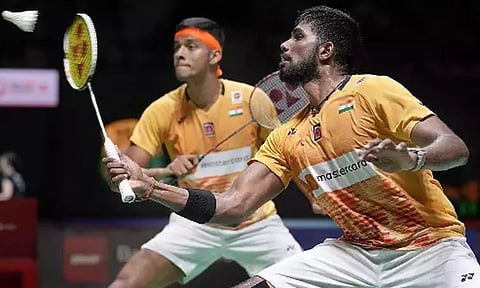இந்திய ஓபன் பேட்மிண்டன்: அரையிறுதிக்கு முன்னேறியது சாத்விக்-சிராக் ஜோடி