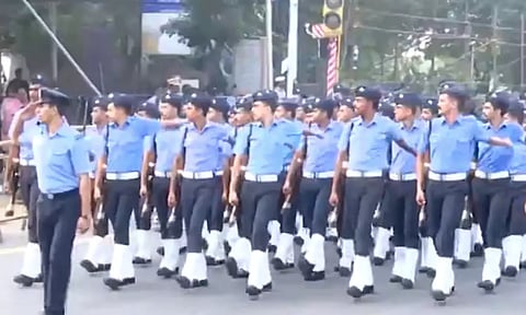 மெரினாவில் குடியரசு தின அணிவகுப்பு ஒத்திகை